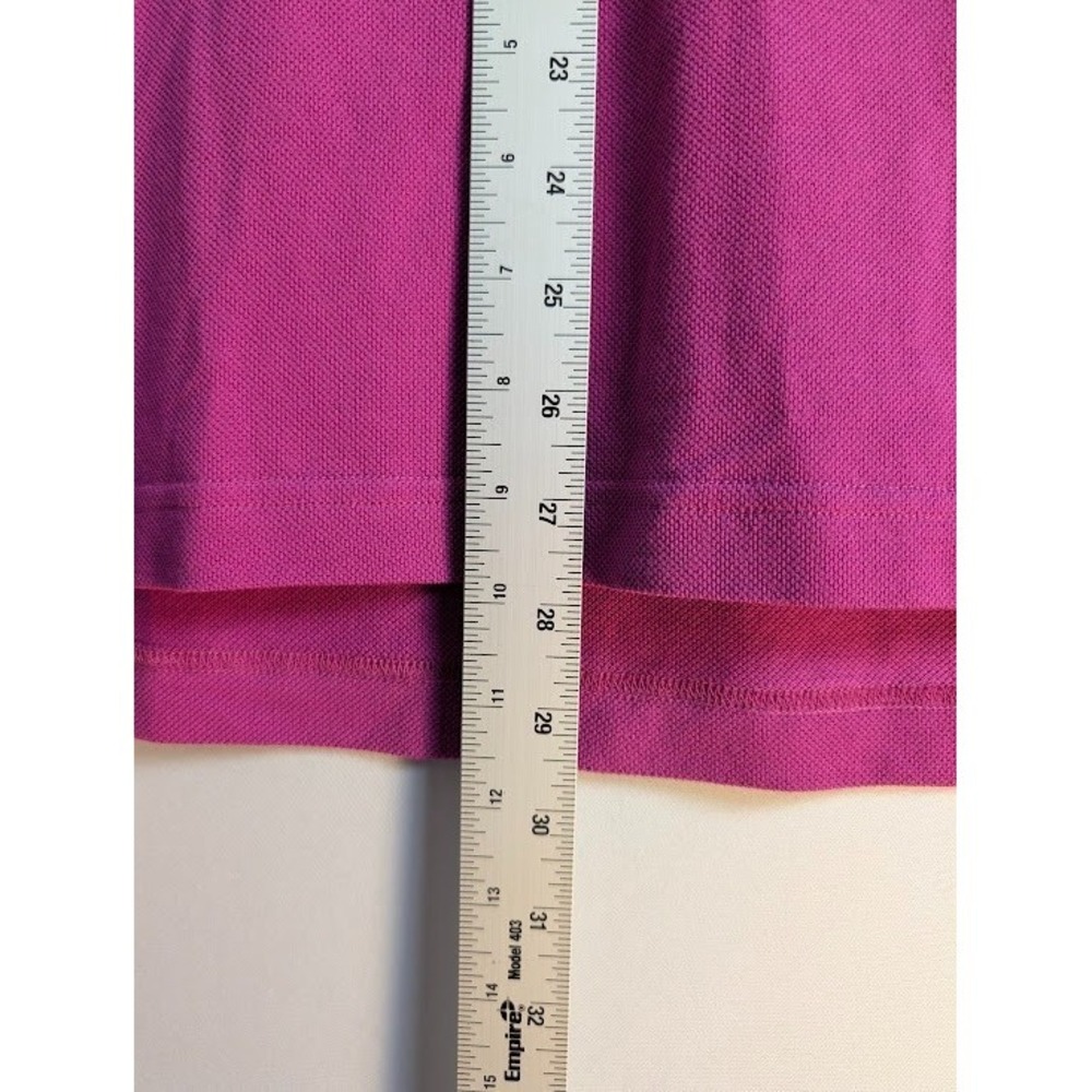 ROBERT GRAHAM Pique Polo Shirt Mens XL Magenta Pink‎ Short Sleeve NWT - Picture 5 of 8